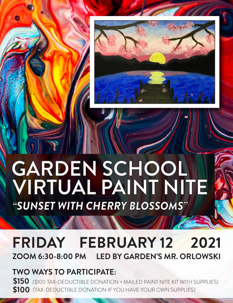Virtual Paint Nite Flyer